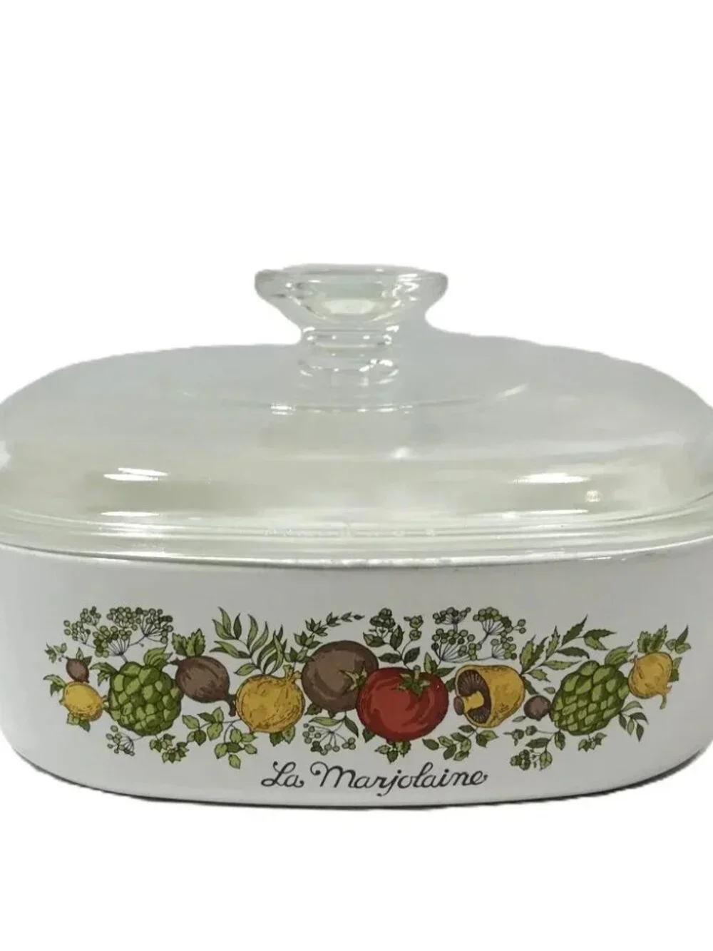 Vtg CorningWare A-2-B Spice of Life La Marjolaine 2-Qt Casserole Dish with Lid